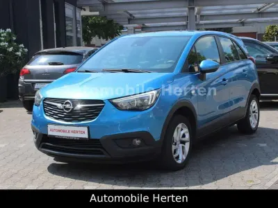 Gebraucht Opel Crossland X 110 PS (80 kW) 2018 Arktisblau/true blue SUV