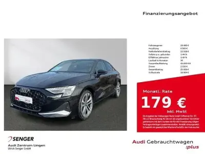 Brugt Audi A3 Advanced 116 HK (85 kW) 2025 Sort Sedan