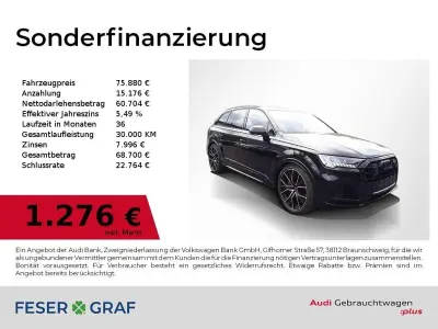 Gebraucht Audi SQ7 Competition 507 PS (372 kW) 2023 Mythosschwarz metallic SUV