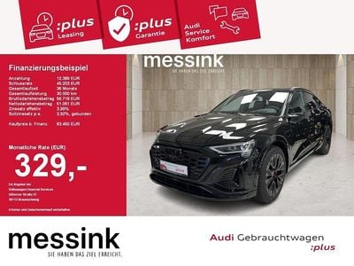 Gebraucht Audi Q8 e-tron S-Line 300 kW (408 PS) 2023 Schwarz SUV