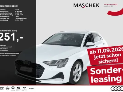 Gebraucht Audi A3 Advanced Plus 116 PS (85 kW) 2025 Weiß Limousine