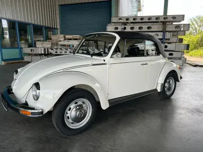 Używany VW Käfer 50 KM (36 kW) 1979 Biały Kabriolet