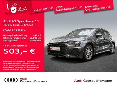 Usata Audi A3 S-Line 150 CV (110 kW) 2025 Grigio Berlina