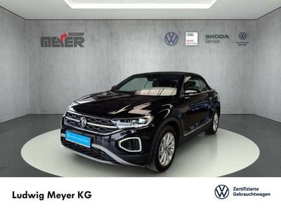 Gebraucht VW T-Roc Cabriolet Style 150 PS (110 kW) 2024 Deep black perleffekt Cabrio