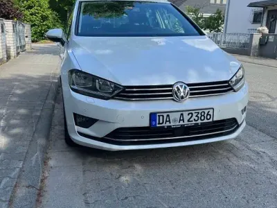 Gebraucht VW Golf Sportsvan LOUNGE 110 PS (80 kW) 2015 Weiß Van / Kleinbus