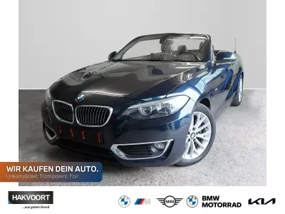 Gebraucht BMW 220 Luxury Line 184 PS (135 kW) 2016 Midnight blue Cabrio