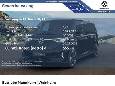 Neu VW ID. Buzz GTX 250 kW (340 PS) 2026 Schwarz Van / Kleinbus