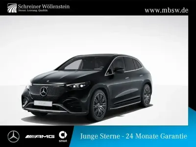 Gebraucht Mercedes EQE350 Premium 214 kW (292 PS) 2024 Metalliclack obsidianschwarz SUV