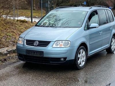 Gebraucht VW Touran 105 PS (77 kW) 2006 Blau Van / Kleinbus
