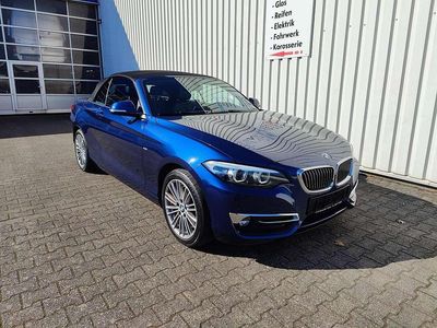Gebraucht BMW 218 Luxury Line 136 PS (100 kW) 2018 Mediterranblau metallic Cabrio