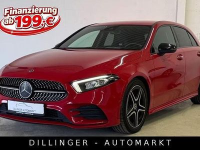 Usata Mercedes A200 AMG line 163 CV (119 kW) 2019 Rosso Berlina