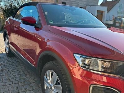 Usata VW T-Roc Cabriolet Style 150 CV (110 kW) 2021 Rosso Cabrio