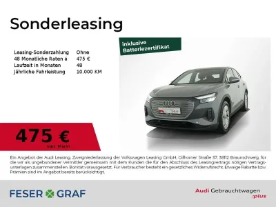 Gebraucht Audi Q4 Sportback e-tron Comfort 125 kW (170 PS) 2023 Kieselgrau SUV