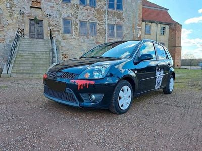 Second-hand Ford Fiesta 69 CP (50 kW) 2007 Negru Hatchback