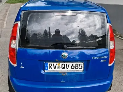 Gebraucht Skoda Roomster 70 PS (51 kW) 2007 Blau Van / Kleinbus