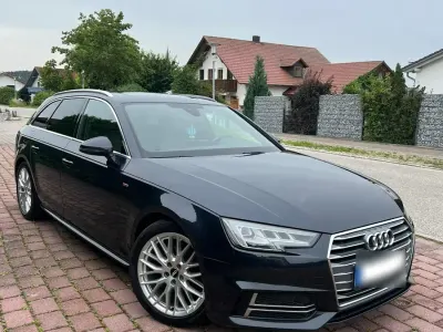 Gebraucht Audi A4 S-Line 190 PS (139 kW) 2018 Blau Kombi