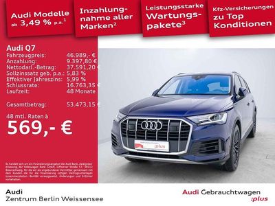 Navarrablau metallic Gebraucht 2020 Audi Q7 Sport SUV | 46.989 €