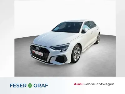Brugt Audi A3 S-Line 116 HK (85 kW) 2023 Hvid Sedan