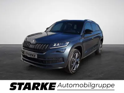 Gebraucht Skoda Kodiaq SportLine 200 PS (147 kW) 2021 Grau (quarzgrau metallic) SUV