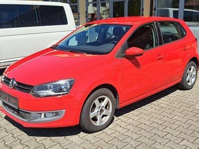 Second-hand VW Polo Comfortline 69 CP (50 kW) 2010 Roșu Hatchback