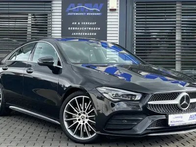 Brugt Mercedes CLA220 AMG line 190 HK (139 kW) 2021 Sort Sedan