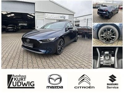Neu Mazda 3 Homura-Line 140 PS (102 kW) 2025 Deep crystal blue Limousine