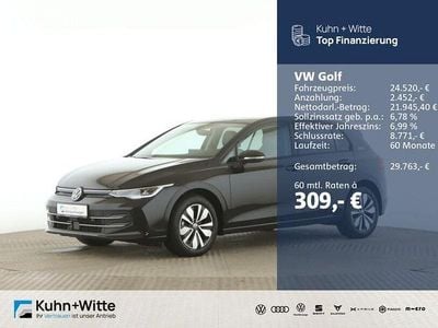 Gebraucht VW Golf VIII Goal 116 PS (85 kW) 2025 Grenadillschwarz metallic Limousine