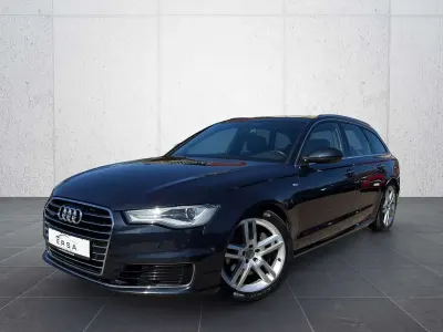 Brugt Audi A6 S-Line 272 HK (200 kW) 2015 Blå Stationcar