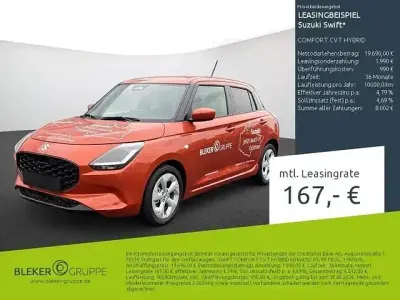 Neu Suzuki Swift Comfort 82 PS (60 kW) 2025 Orange Kleinwagen