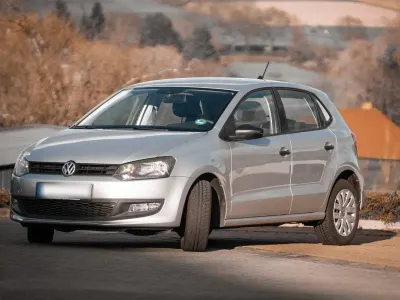 Gebraucht VW Polo Trendline 69 PS (50 kW) 2012 Silber Kleinwagen
