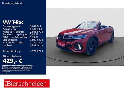 Usata VW T-Roc Cabriolet R-line 150 CV (110 kW) 2025 Rosso Cabrio
