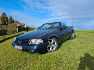 Gebraucht Mercedes SL280 204 PS (150 kW) 1998 Blau Cabrio