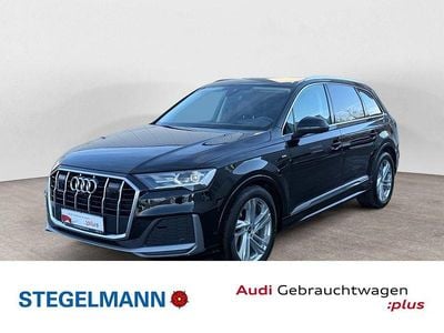 Second-hand Audi Q7 S-Line 286 CP (210 kW) 2022 Negru SUV
