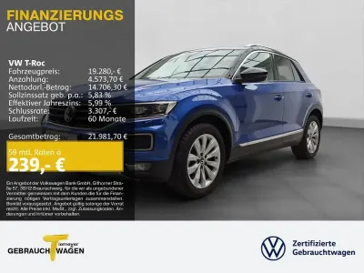 Brugt VW T-Roc Sport 150 HK (110 kW) 2021 Blå SUV