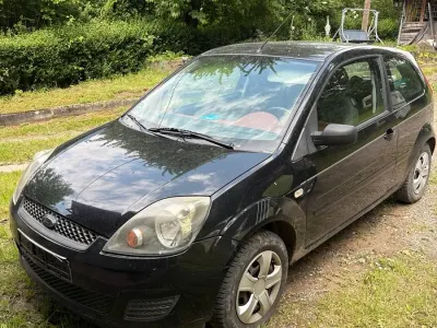 Gebraucht Ford Fiesta 2008 Schwarz Kleinwagen