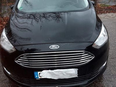 Schwarz Gebraucht 2018 Ford C-MAX Titanium Van / Kleinbus | 11.999 € (Fairer Preis)