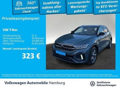Gebraucht VW T-Roc R-line 150 PS (110 kW) 2025 Petroleum blue metallic/schwar SUV