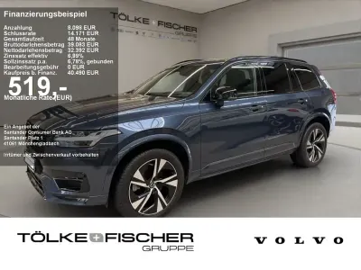 Gebraucht Volvo XC90 R-Design 235 PS (172 kW) 2021 Denim blue / (metallic) SUV