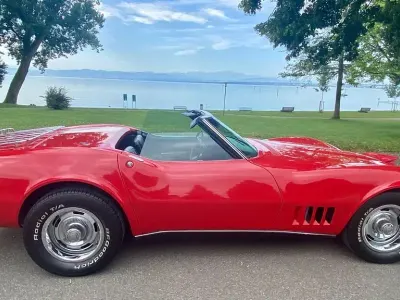 Gebraucht Corvette C3 300 PS (220 kW) 1968 Rot Cabrio