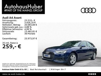 Navarrablau metallic Gebraucht 2023 Audi A4 Basis Kombi | 23.210 € (Superpreis)