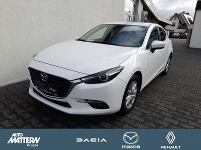 Gebraucht Mazda 3 Exclusive-Line 120 PS (88 kW) 2017 Weiß Limousine