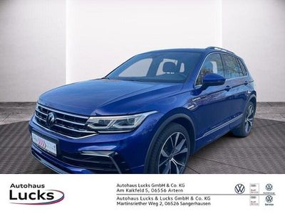 Lapitz blue metallic Gebraucht 2023 VW Tiguan R-line SUV | 41.887 € (Etwas zu teuer)