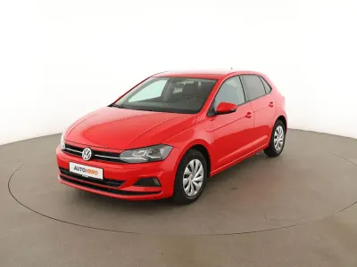 Gebraucht VW Polo Comfortline 75 PS (55 kW) 2018 Rot Kleinwagen