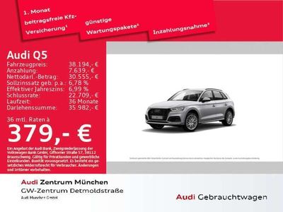 gebraucht Audi Q5 45 TFSI qu. S line Virtual LED ACC Navi Teill als SUV/Geländewagen/Pickup in München