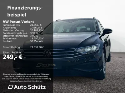 Gebraucht VW Passat Basis 150 PS (110 kW) 2022 Schwarz Kombi