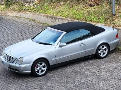 Gebraucht Mercedes CLK200 Elegance 136 PS (100 kW) 1999 Silber Cabrio