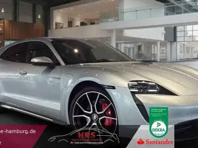 Gebraucht Porsche Taycan Sport Turismo 419 kW (571 PS) 2022 Dolomitsilber Kombi