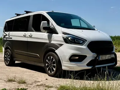 Gebraucht Ford Tourneo Sport 170 PS (125 kW) 2020 Weiß Van / Kleinbus