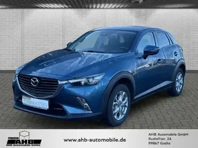 Gebraucht Mazda CX-3 Exclusive-Line 105 PS (77 kW) 2018 Blau SUV