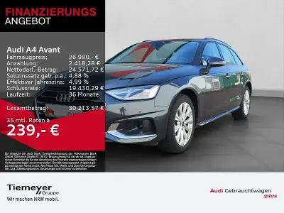 Brugt Audi A4 Advanced 163 HK (119 kW) 2023 Grå Stationcar